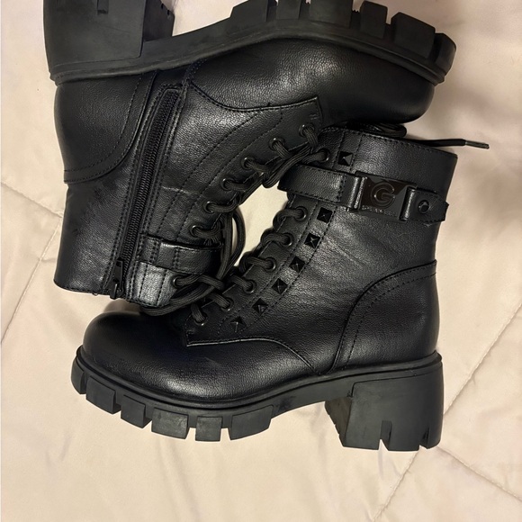 GBG Los Angeles Shoes - GBG Los Angeles Black Combat Boots